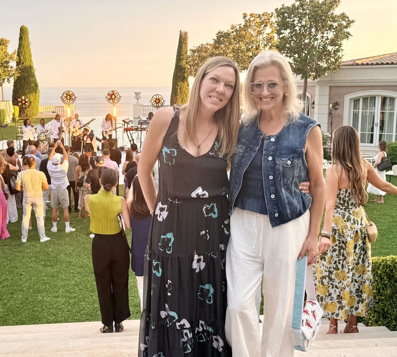 Nadine and sunset